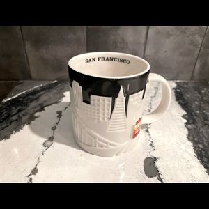 ❤️STARBUCKS San Francisco City Skyline Mug. Relief Collectors Series